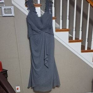 Formal Mother Of The Bride Dress with Lace Straps